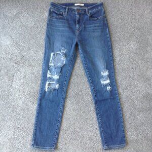 ⭐LEVI’S HI-RISE SKINNY 721 DENIM JEANS in Medium Wash, size 29⭐